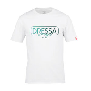 Dressa Authentic feliratos környakú rövid ujjú pamut póló