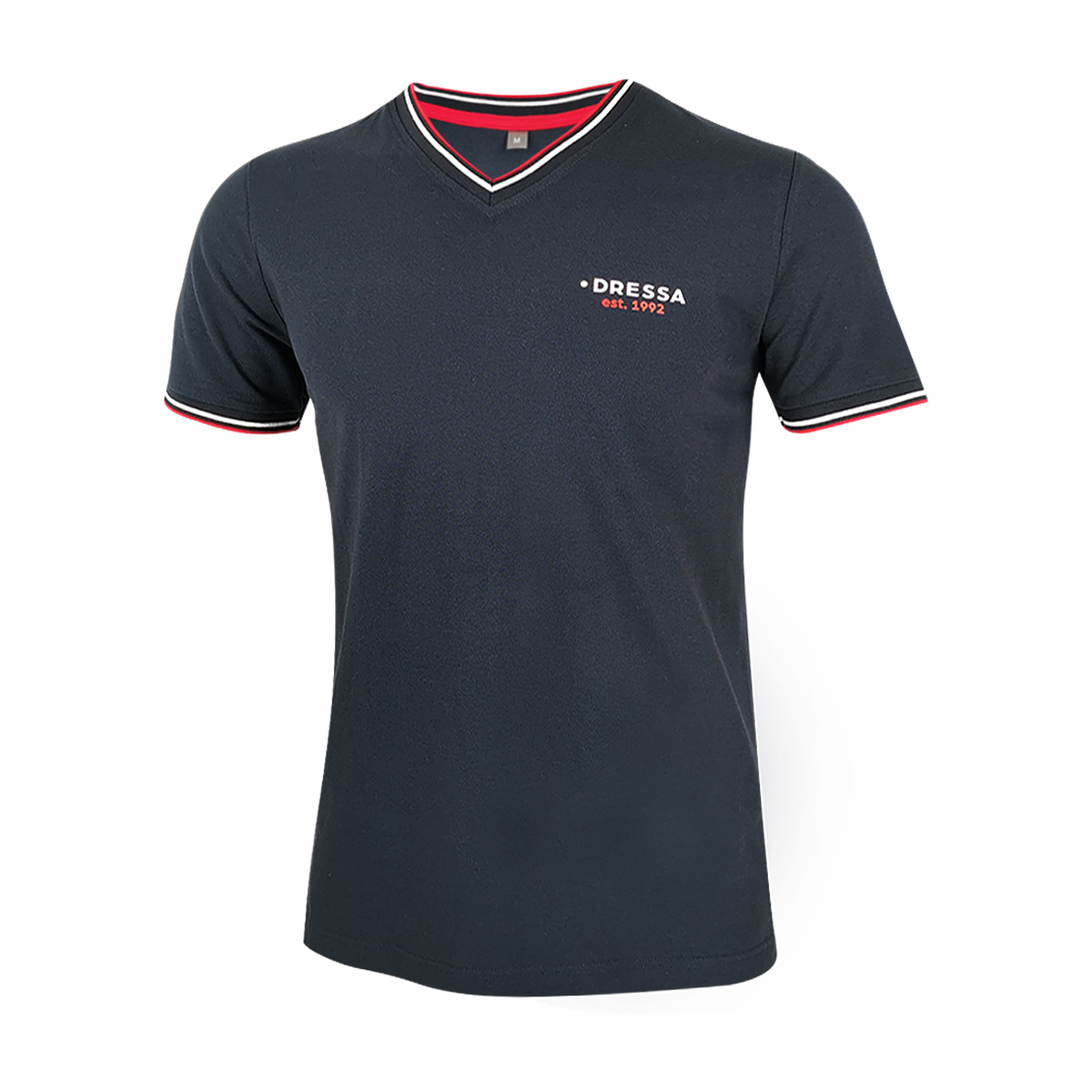 Dressa Collection V nyakú férfi piké póló