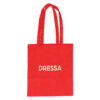 Dressa Shopping Bag pamutvászon bevásárló táska - piros