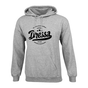 Dressa Vintage Star feliratos kenguruzsebes pamut kapucnis pulóver