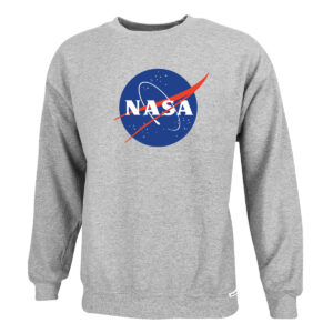 Nasa Insignia környakú pamut pulóver