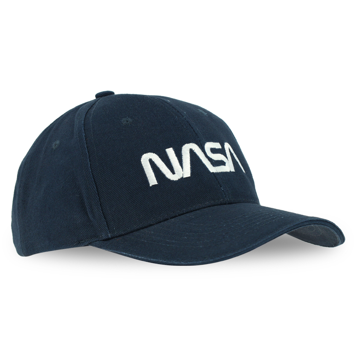 Nasa Worm White hímzett baseball sapka
