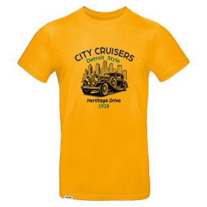 Dressa City Cruisers autós mintás környakú rövid ujjú pamut póló