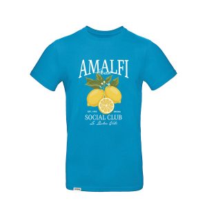 Dressa Amalfi Coast mintás környakú rövid ujjú pamut póló