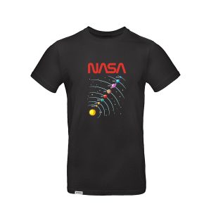 Nasa Solar System mintás környakú rövid ujjú pamut póló