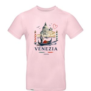 Dressa Venezia mintás környakú rövid ujjú pamut póló